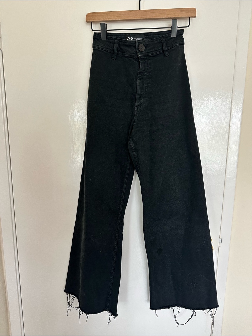 Zara Marine Black Jeans, size 0